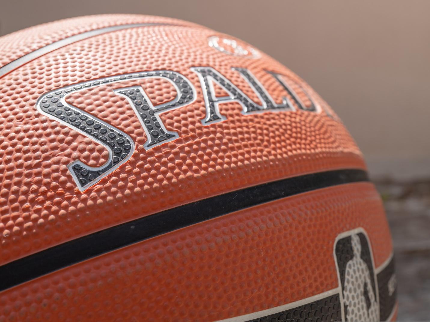 Close-up of a Basketball